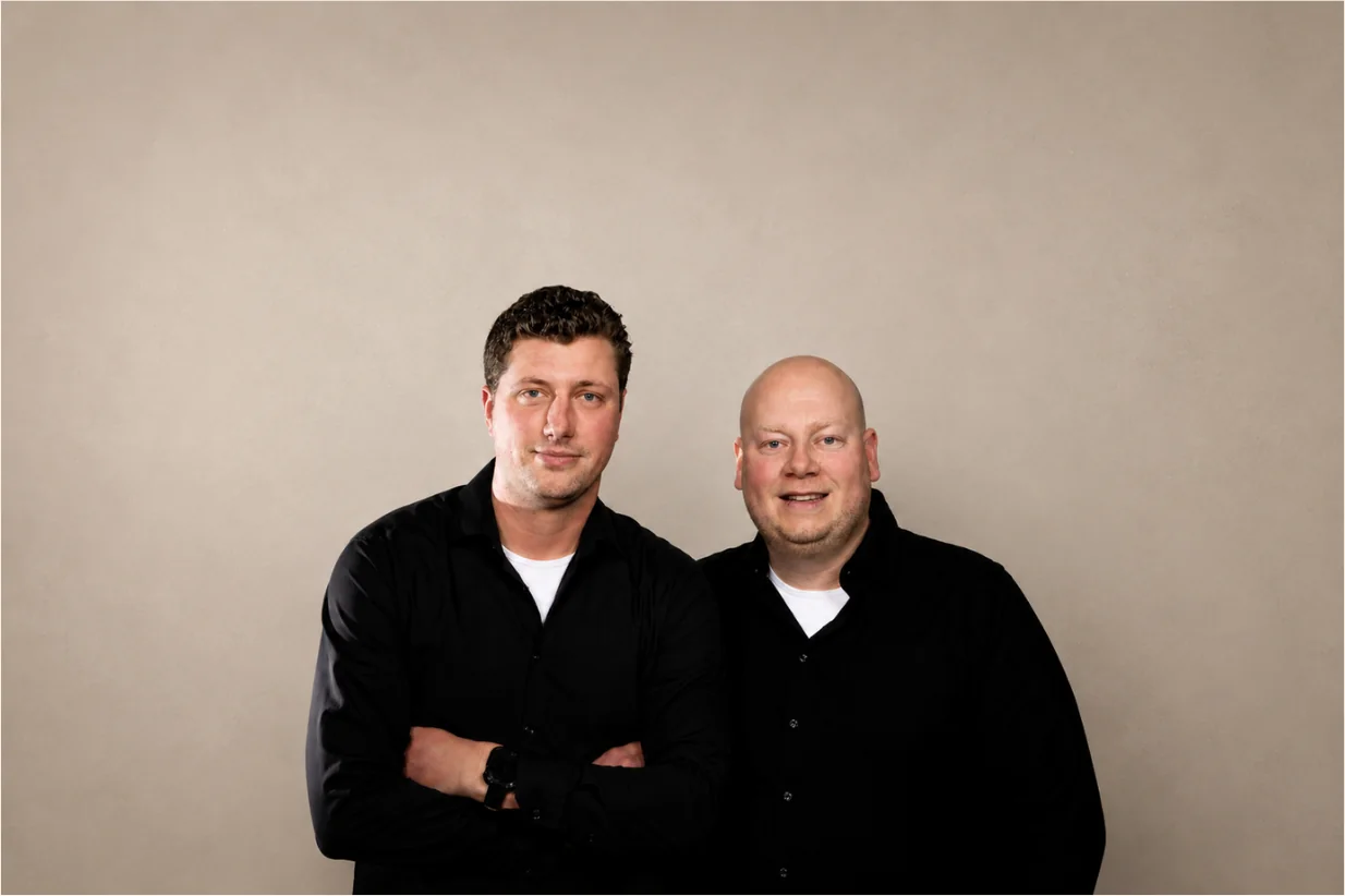 Bob ten Vergert en Kevin Bennink, eigenaren van TopCare